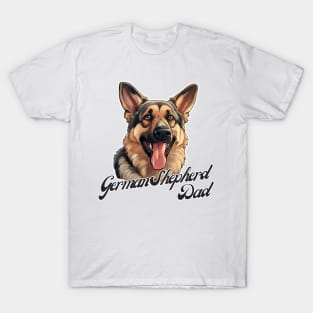 German Shepherd Dad T-Shirt - Dog Lover Gift, Pet Parent Apparel T-Shirt